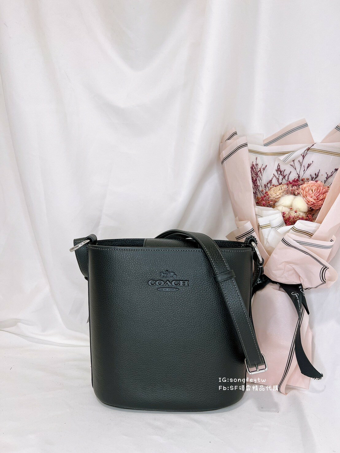 美國代購 台灣現貨 Coach 新款 兩用大水桶