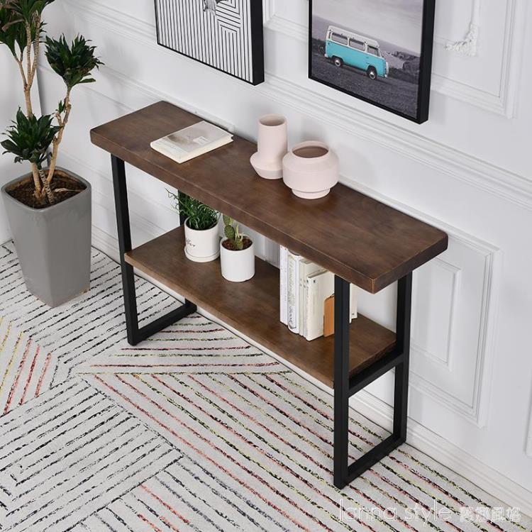 實木玄關桌置物架小條案超窄條桌30寬廚房餐邊桌靠牆窄桌子長條櫃