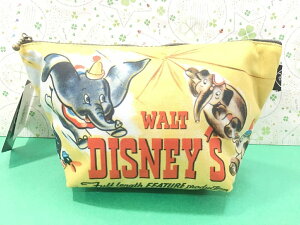 【震撼精品百貨】Dumbo 小飛象 迪士尼小飛象化妝包/收納包-復古樂園#71556 震撼日式精品百貨
