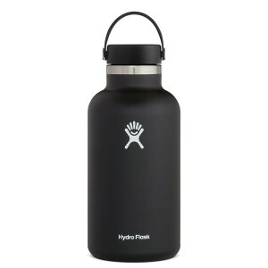 【【蘋果戶外】】Hydro Flask 寬口 64oz 1900ml 黑 美國不鏽鋼保溫保冰瓶 保冷保溫瓶 不含雙酚A