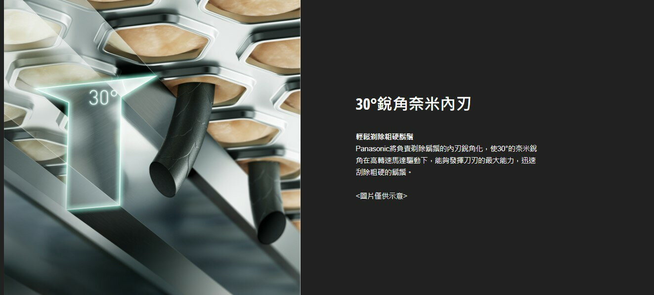 【Panasonic】國際牌 掌上型3枚刃電鬍刀ES-RM3B 5