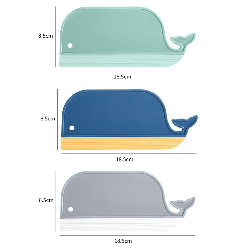 鯨魚刮水板【C030】台灣出貨 居家 刮刀 可掛式 矽膠 檯面刮水器 迷你刮水板 玻璃刀 浴室 廚房 玻璃清潔 清潔刷 8