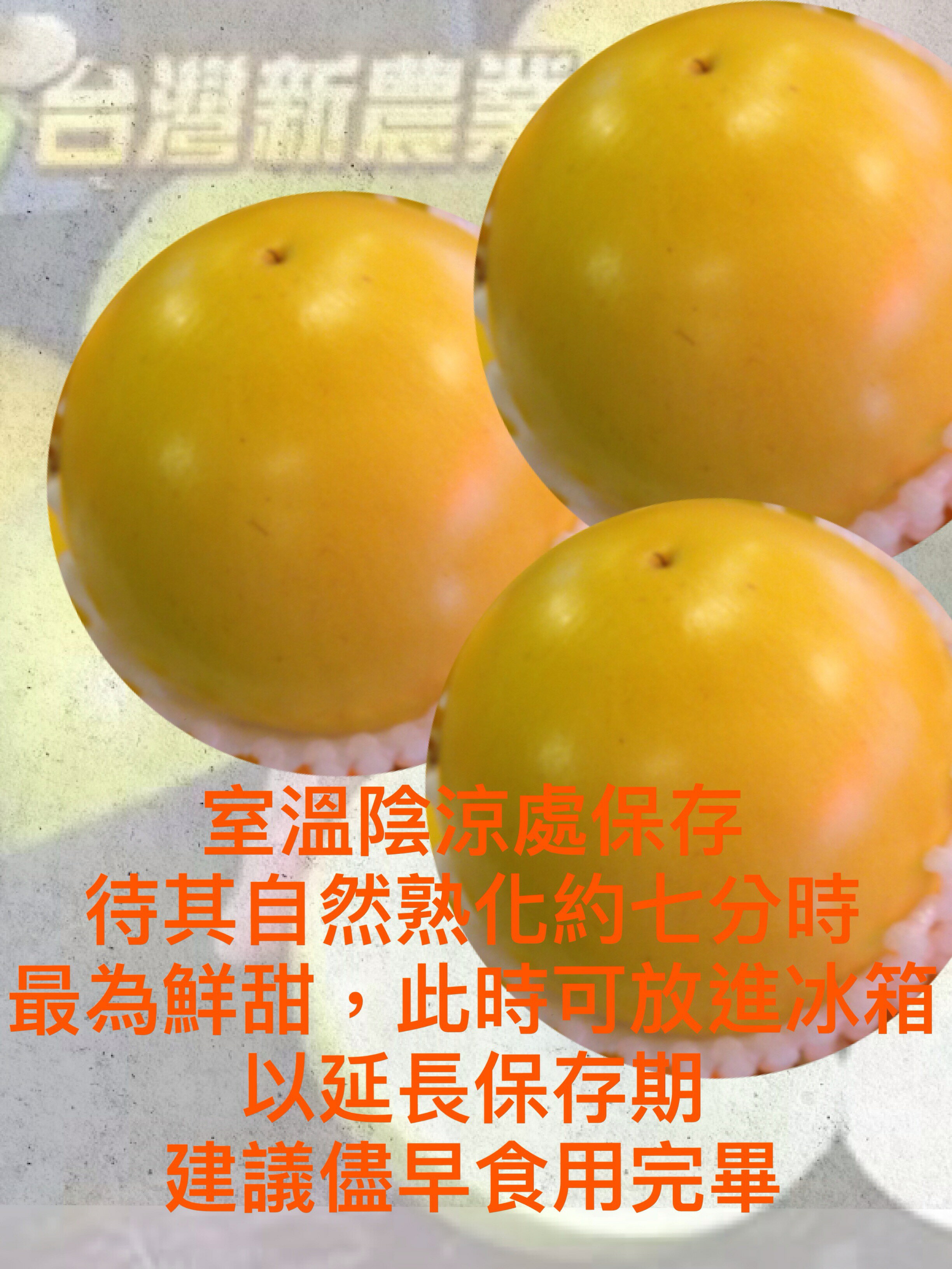 黃金果中大顆6入/8入/12入精緻禮盒附提袋/試嘗6箱/整箱買15入【入一般皇家果物】免運 2