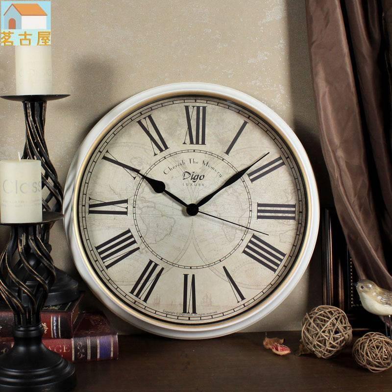 歐式掛鐘創意客廳鐘錶clock羅馬數字家居時鐘