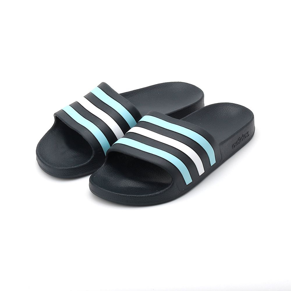 ADIDAS ADILETTE AQUA 運動拖鞋 黑藍 HQ2452 男鞋
