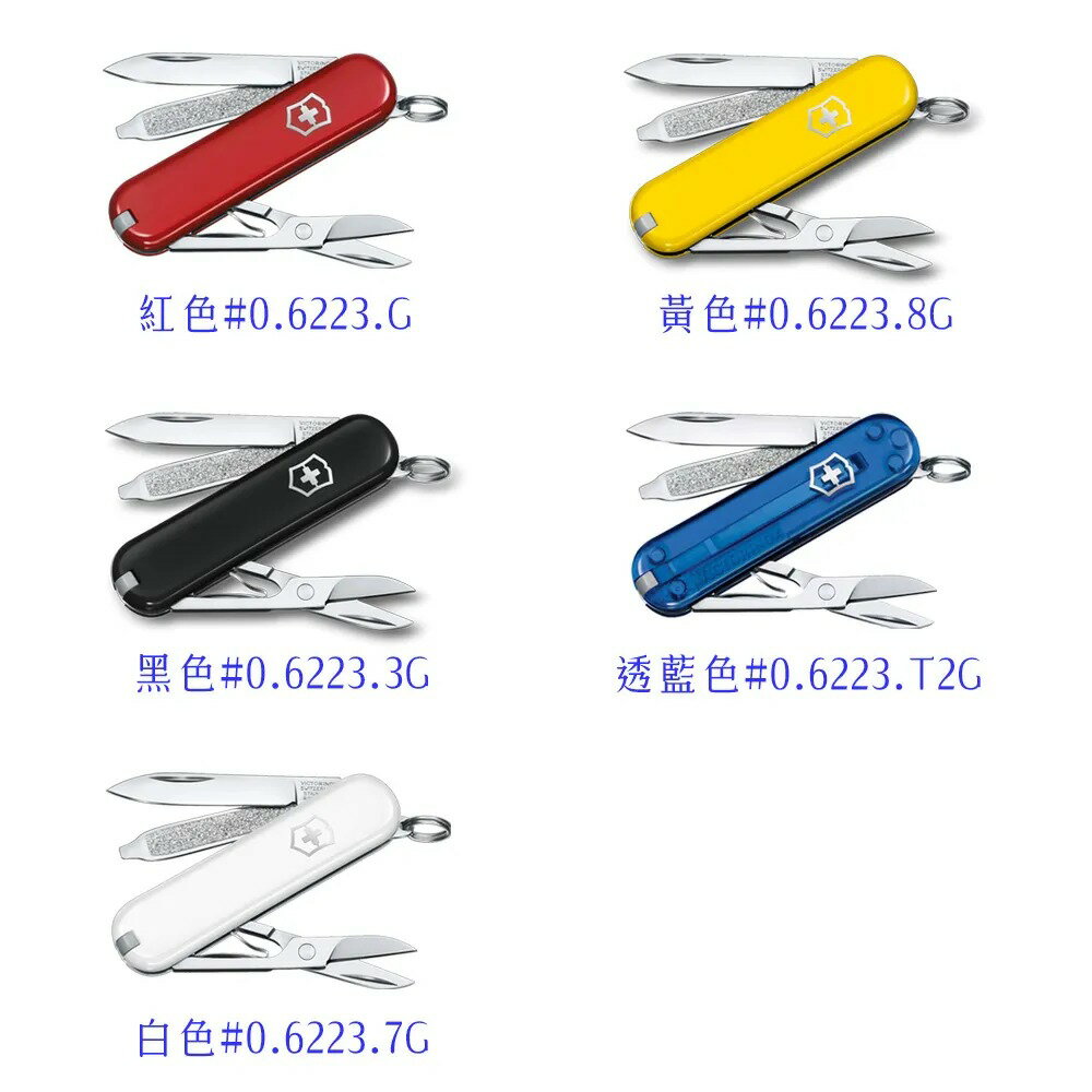 VICTORINOX Classic SD 58mm Style Icon 小型袋裝刀 #0.6223.G系列