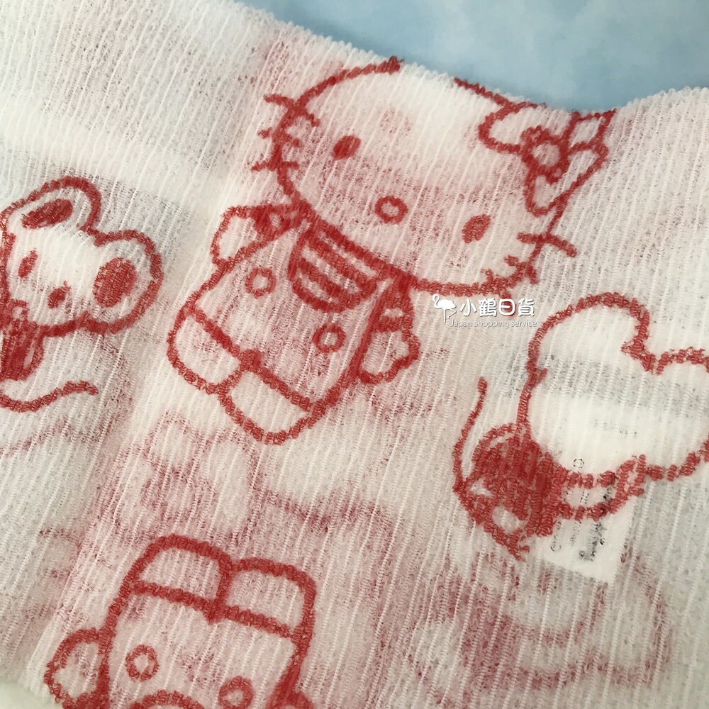 日本製 SANRIO 三麗鷗人物 Hello Kitty 滿版印花 沐浴巾 洗澡巾｜小鶴日貨 3