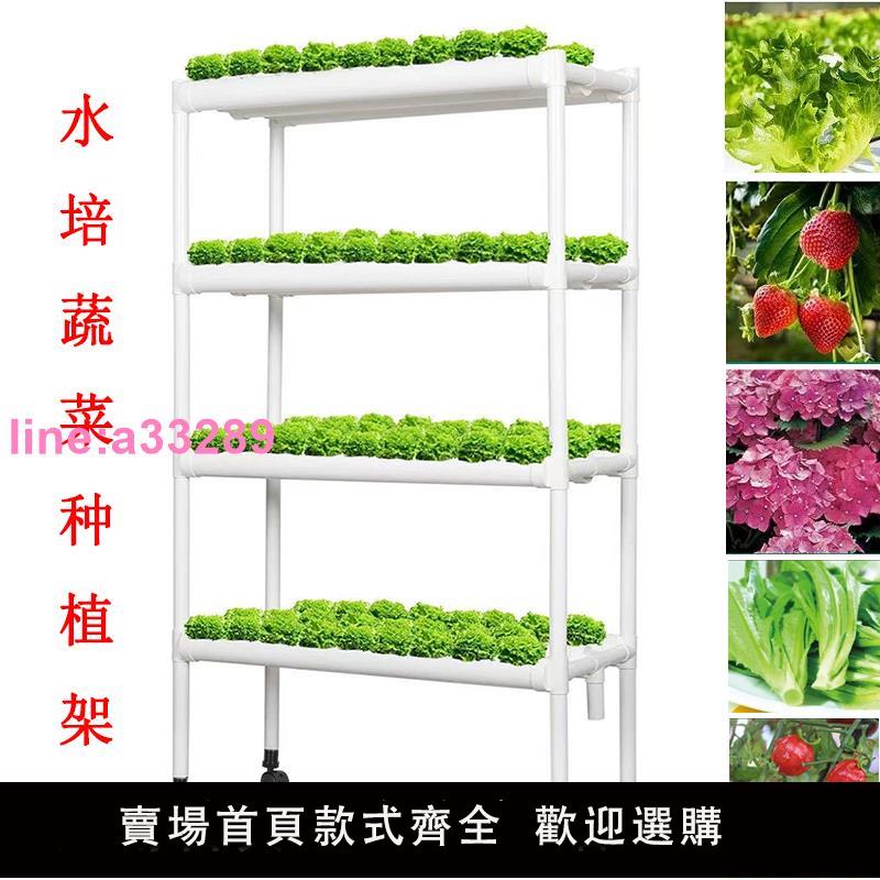 {可開發票}陽臺家庭管道式無土栽培裝置水培蔬菜種植架自動化水耕多層種菜機