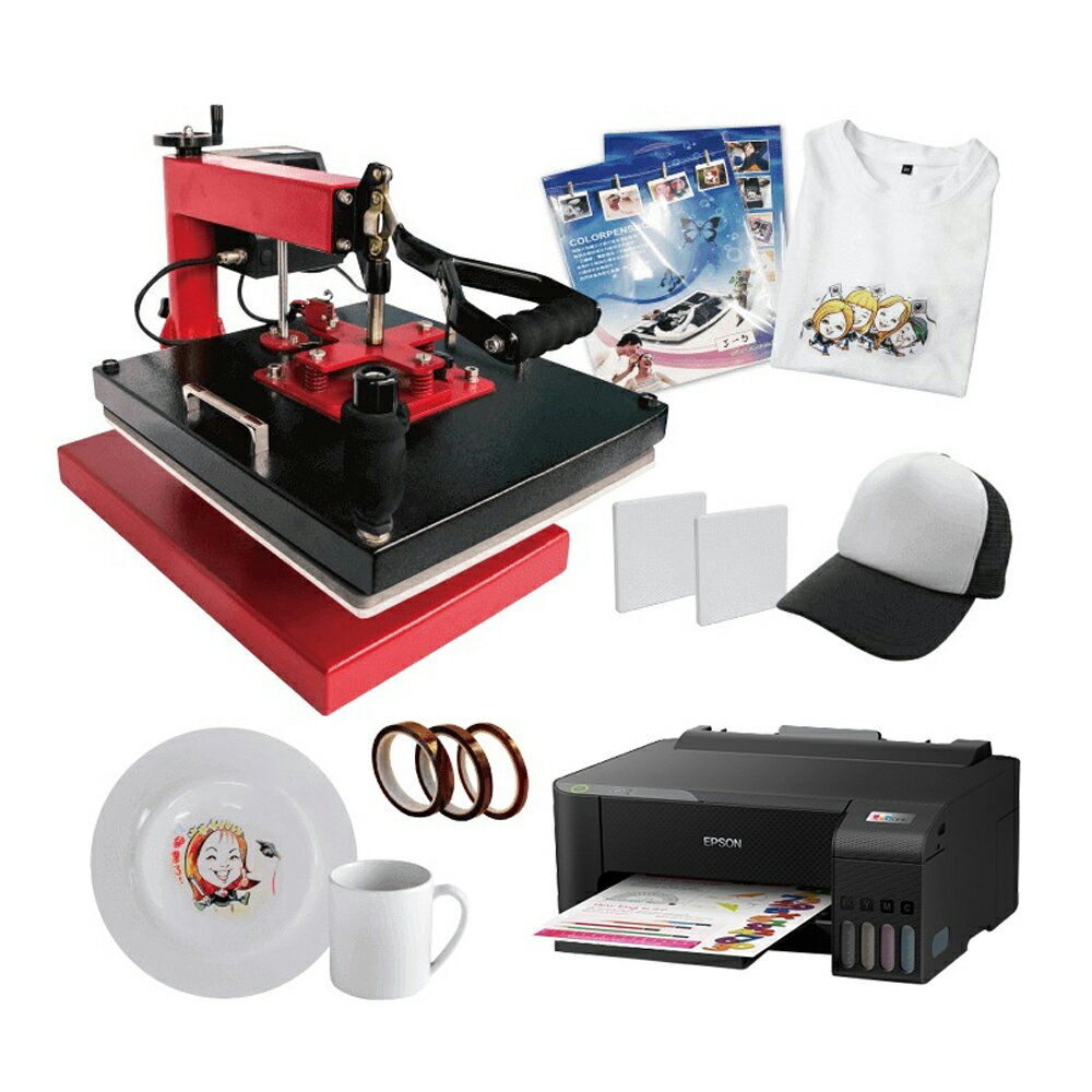 EPSON 熱昇華印表機+八合一多功能轉印機套餐C / 組 L1210