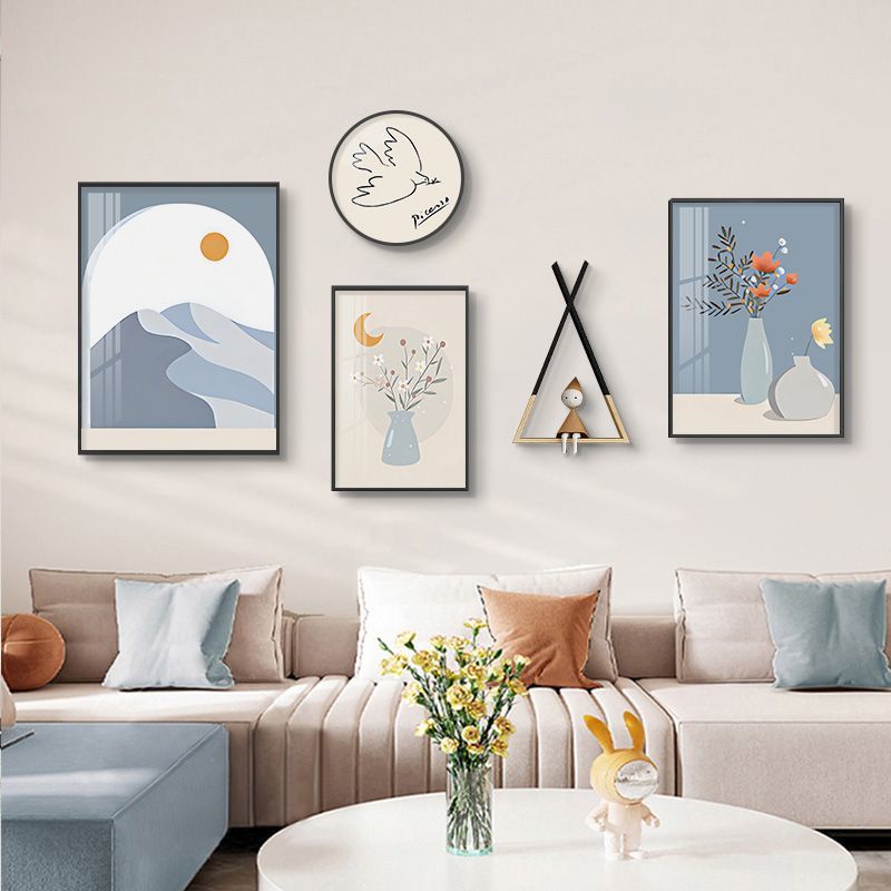 【免運】 美雅閣| 現代簡約客廳裝飾畫沙發背景畫北歐抽象大氣網紅新款輕奢掛畫