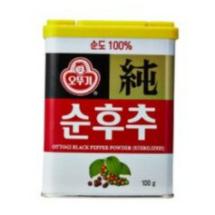 【首爾先生mrseoul】韓國 不倒翁 OTTOGI 100%胡椒粉（100g）純黑胡椒 胡椒粒