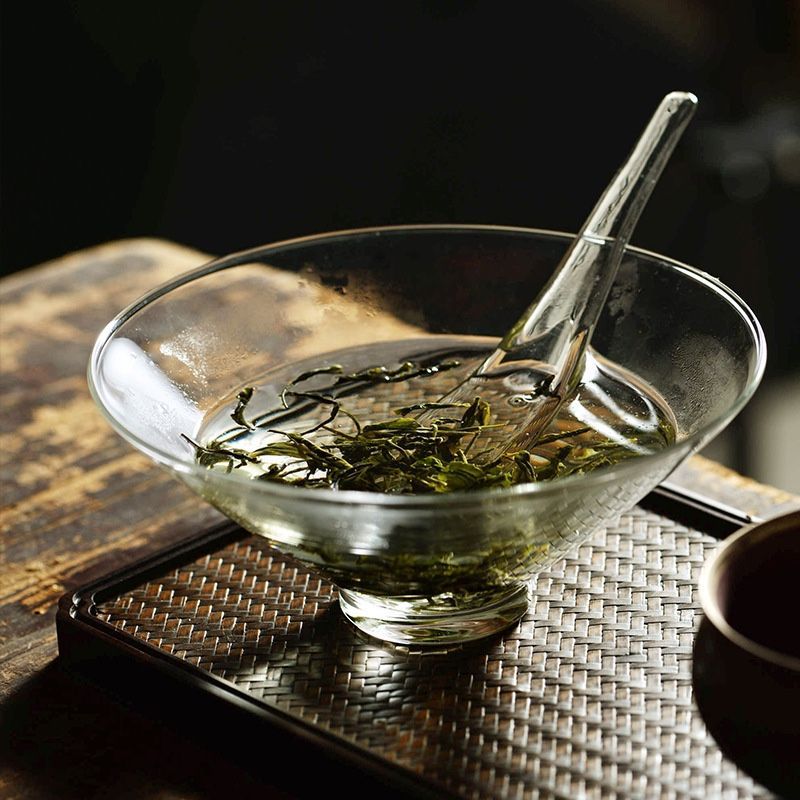 日式玻璃泡茶碗冷泡茶具綠茶專用分茶勺碗泡套裝茶藝透明泡茶器