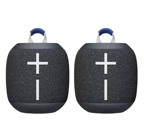 Ultimate Ears WONDERBOOM 4 防水無線藍牙喇叭 黑色 2入組