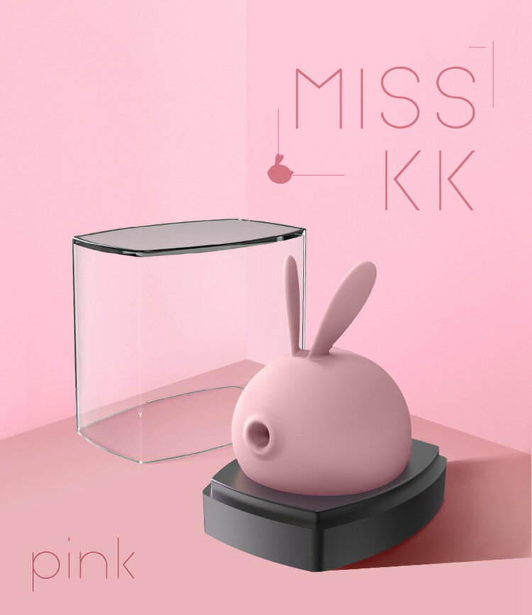 KISS TOY。兔子KK 吮吸陰蒂震動舔陰器 吸吮器 按摩棒 仿真陽具 假屌 自慰棒  情趣用品 【OGC株式會社】【本商品含有兒少不宜內容】