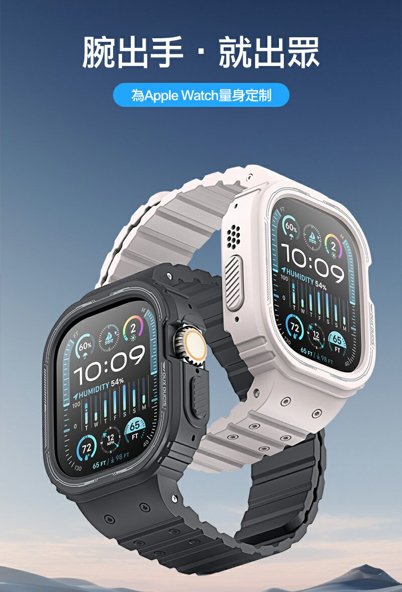 強尼拍賣~DUX DUCIS Apple Watch (49mm) Ultra OA 一體式錶帶 手錶保護殼