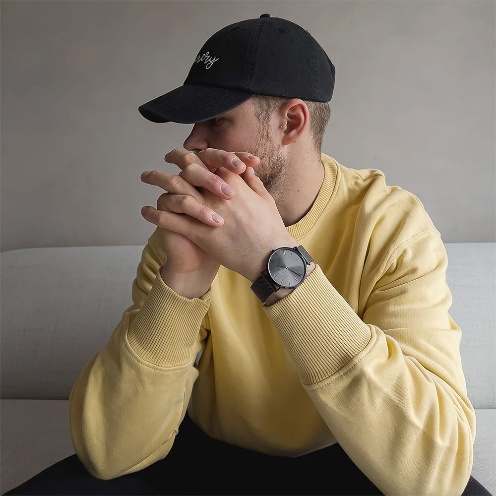 送禮首選★Daniel Wellington DW Classic Mesh Graphite 經典極簡美學米蘭帶手錶DW00100630    【全館滿額折價★APP下單點數4倍送】線上購買享_實體門市同步服務 5