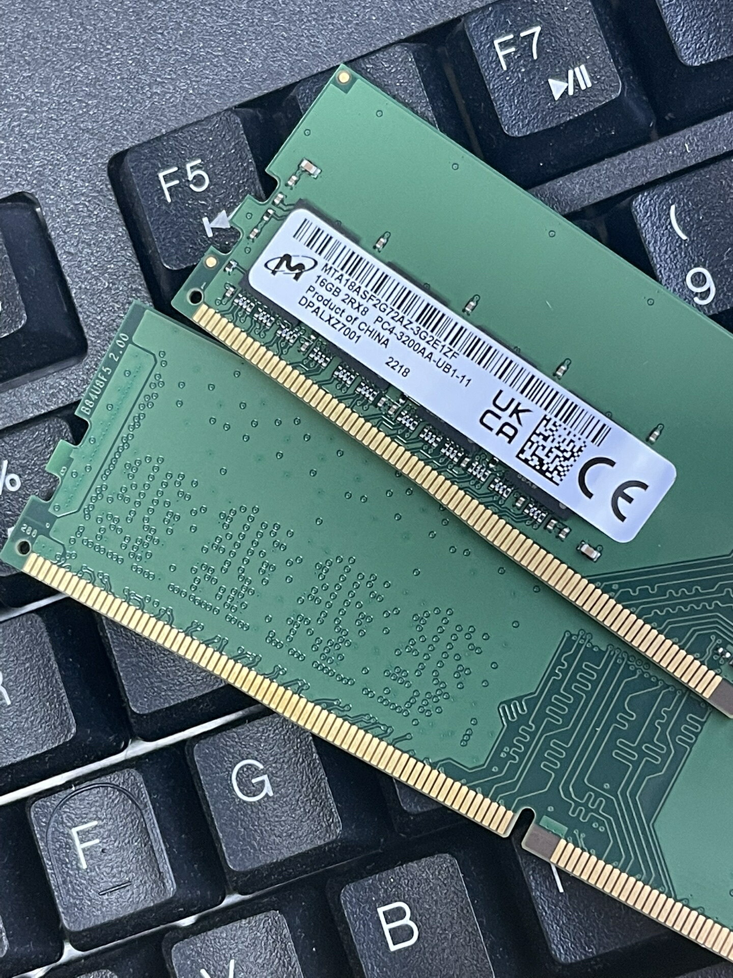 鎂光 DDR4 16G 3200臺式機內存條！！！單面8顆粒，單條16g 3200臺【北歐居家生活】