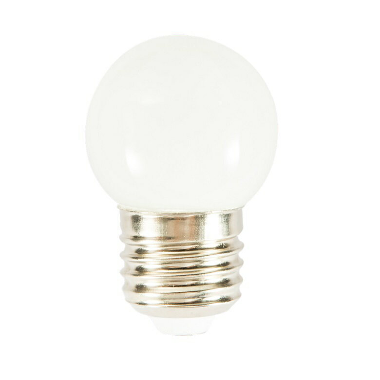 大拇指 LED圓形燈泡-白光(1.5W/E27/1入) [大買家]