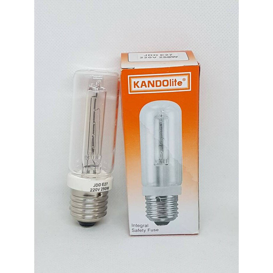 KANDOlite JDD 220V 250W E27 透明 霧面 燈泡 攝影燈泡 閃光棚燈 燈炮