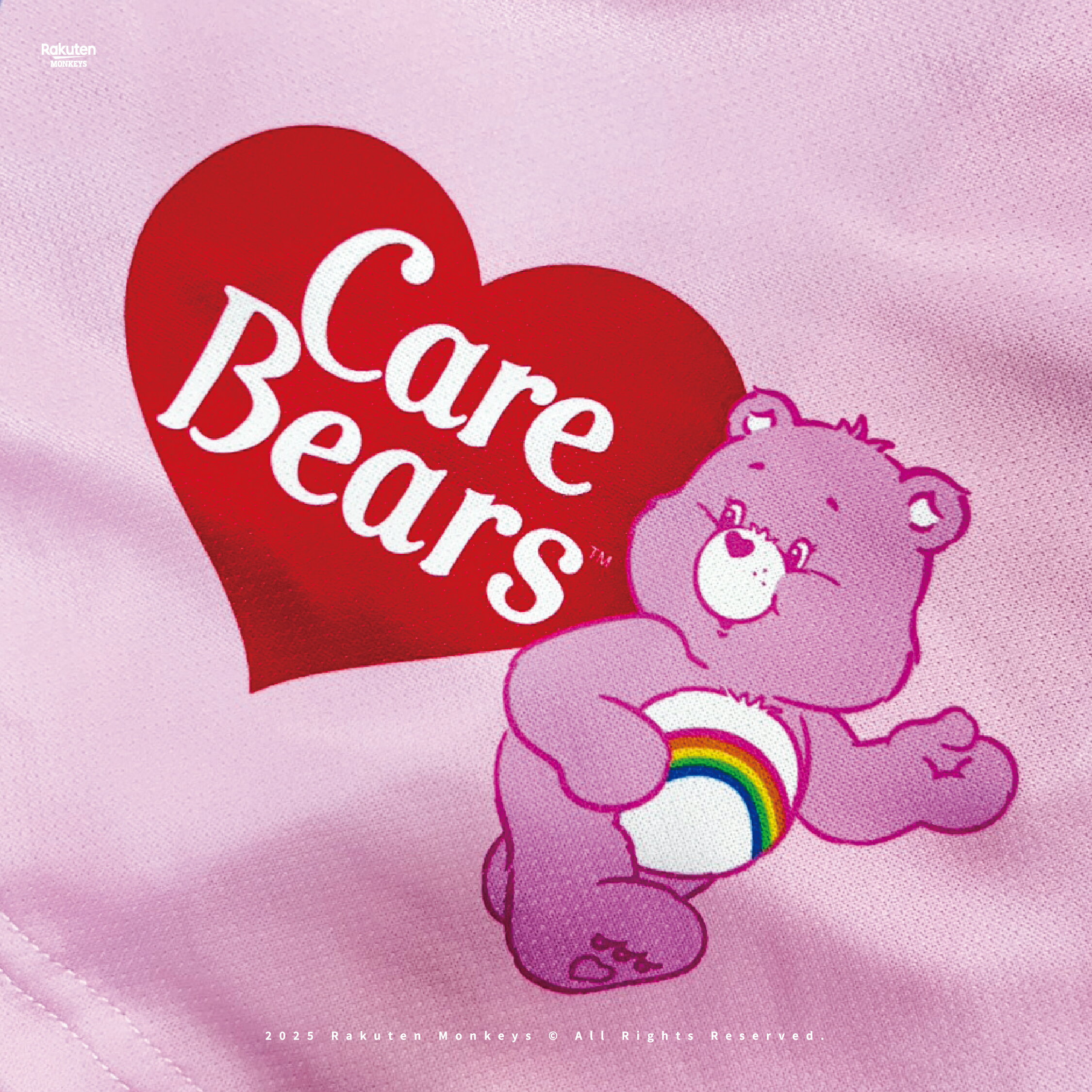 Cure Bears キュアベア　楽天モンキーズ　 応援　ユニフォーム ピンク Rakuten Monkeys × Care Bears™ - Cheer Bear球衣(粉