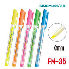 雄獅 SIMBALION FM-35 單頭螢光筆（單支）FM35 0.4mm