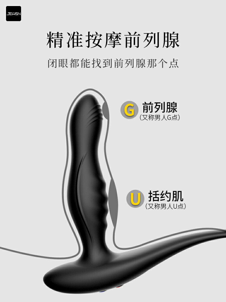 【台灣公司 超低價】JEUSN久興毒龍鉆前列腺按摩器棒男用品高潮外出情趣后庭肛塞跳蛋 2