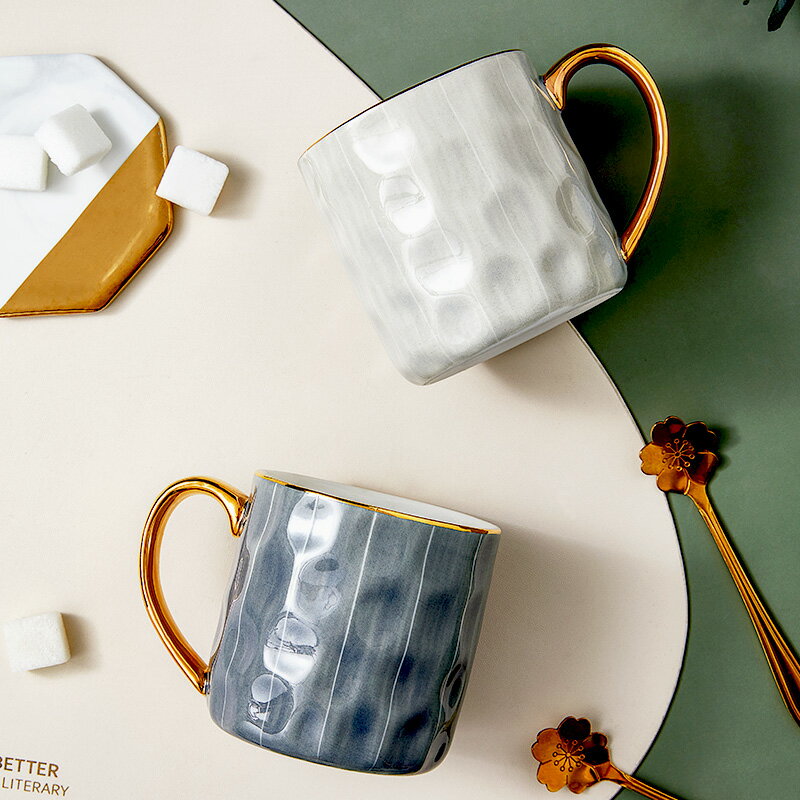 桑墨馬克杯北歐陶瓷ins創意家用陶瓷杯簡約辦公室情侶咖啡杯