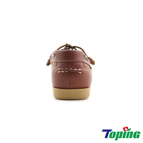 Toping 專業安全鞋｜全真皮女帆船鞋/PL201棕咖/耐磨鞋底/腳踝柔襯/防刮腳/MIT台灣製 6
