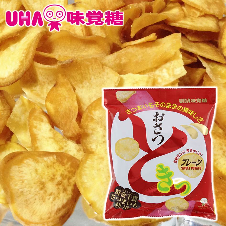 【UHA味覺糖】甘薯片-原味 65g ユーハおさつどきっプレーン 日本進口零食