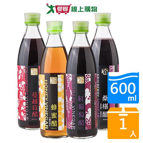 百家珍營養水果醋系列(蔓越莓醋/膠原蛋白蜂蜜醋/紅葡萄醋/桑椹醋)(600ML/瓶)【愛買】