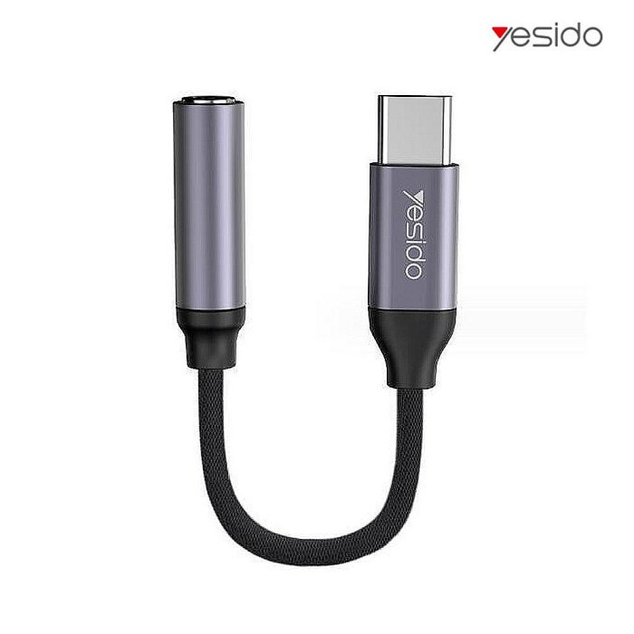 【APP4%點數】yesido YAU19 Type-C 轉 3.5mm 轉接線 音源線 耳機線 數位解碼 高相容性