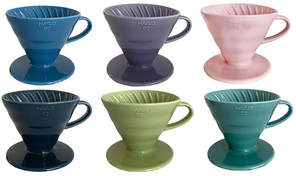 金時代書香咖啡 HARIO V60 02彩虹磁石濾杯 1-4杯