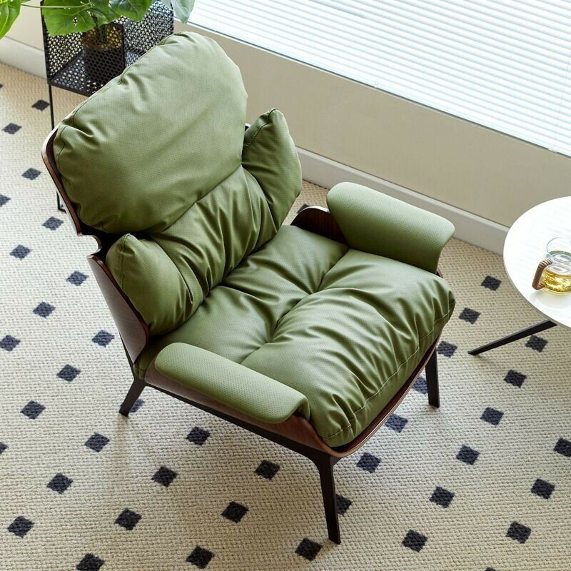 沙髮椅單人輕奢意式簡約設計師款陽臺休閒椅客廳創意懶人沙髮椅