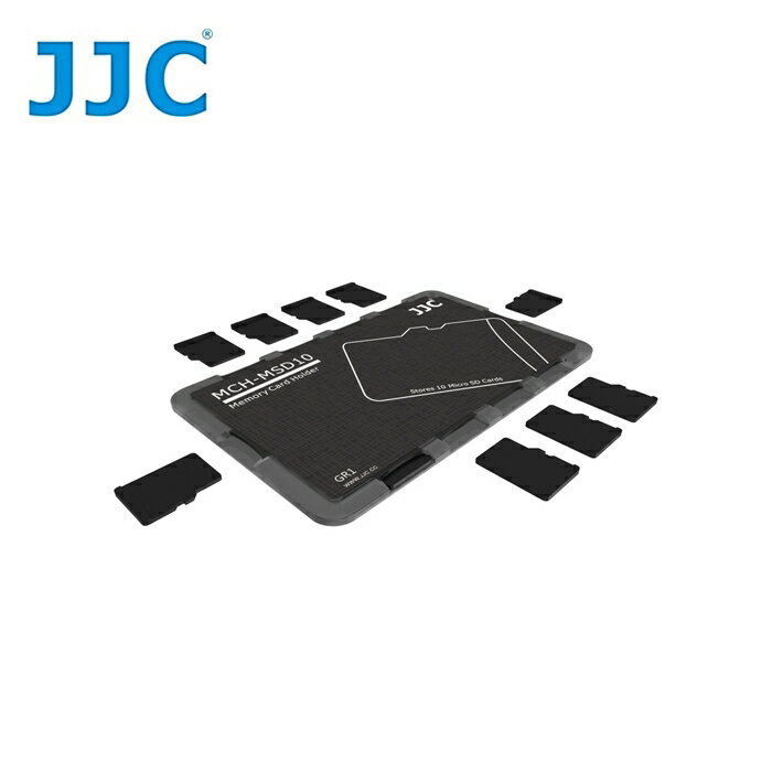 又敗家@JJC名片型記憶卡收納片MCH-MSD10GR(收10張Micro SD記憶卡)MicroSD記憶卡儲存盒微SD記憶卡儲藏盒微SD卡盒微SD記憶卡收藏盒微SD記憶卡保護盒儲放盒記憶卡放置盒【全館299超取免運】【APP下單點數4倍送】 2