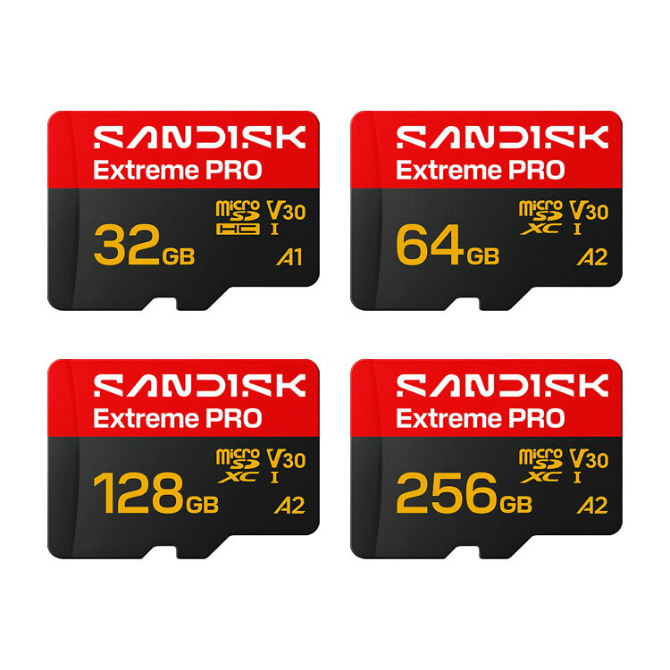 EC數位 SanDisk 晟碟 Extreme PRO microSD UHS-I 記憶卡 32 64 128 256GB