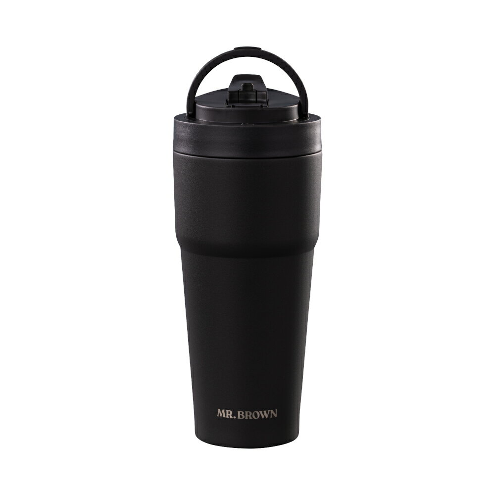 MR. BROWN 提把鈦陶瓷不鏽鋼杯 (灰墨) - 25oz / 770ml