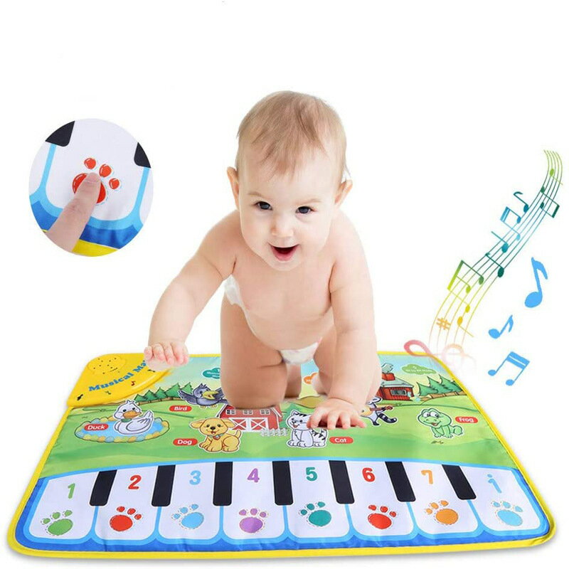 【免運】可開發票 兒童鋼琴動物琴墊鋼琴毯動物音樂毯寶寶早教啟蒙玩具英文版