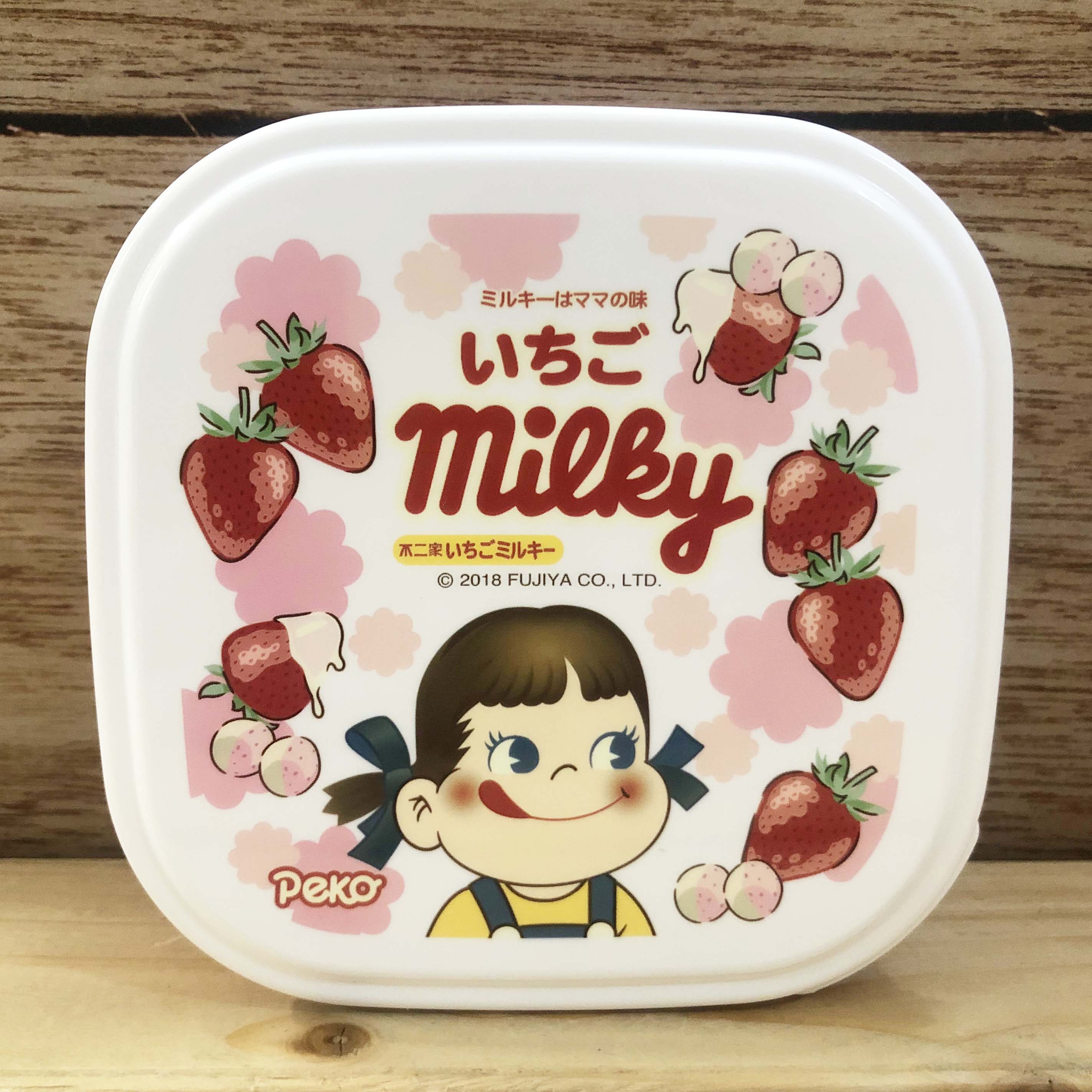 【震撼精品百貨】不二家牛奶妹 Peko~日本不二家牛奶妹三入便當盒/保鮮盒*12137