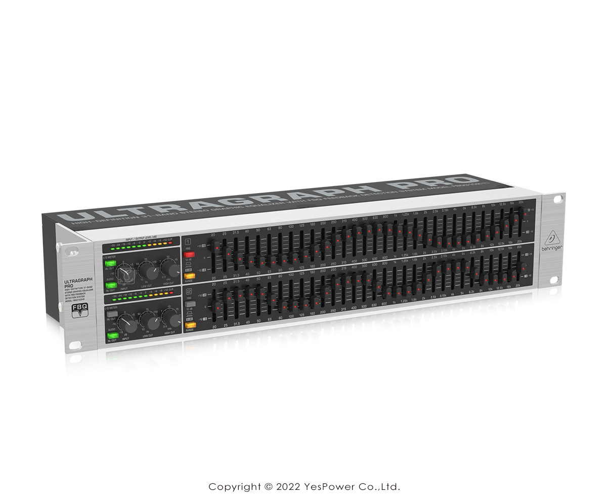 FBQ3102HD Behringer耳朵牌 31段EQ等化器