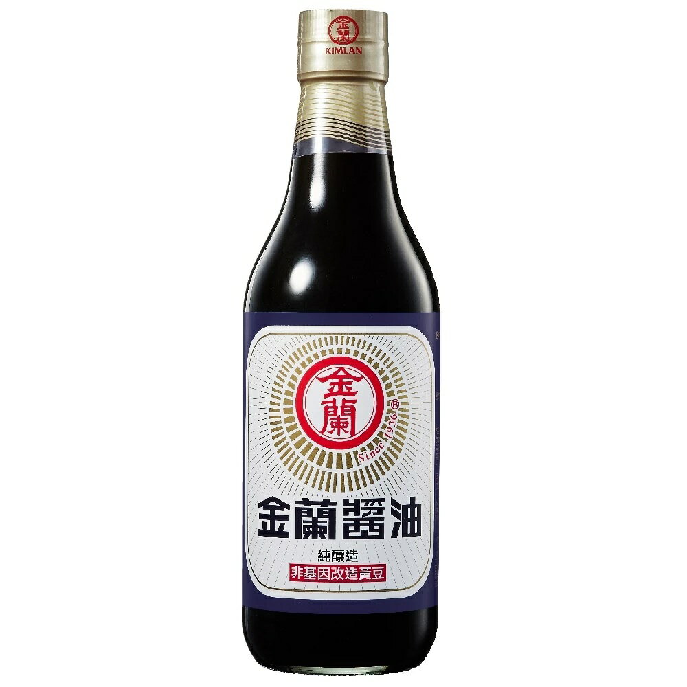 【野味食品】金蘭醬油(1000ml/罐、純釀造、非基改黃豆製造，桃園實體店面出貨)#金蘭#非基因改造#醬油#經典
