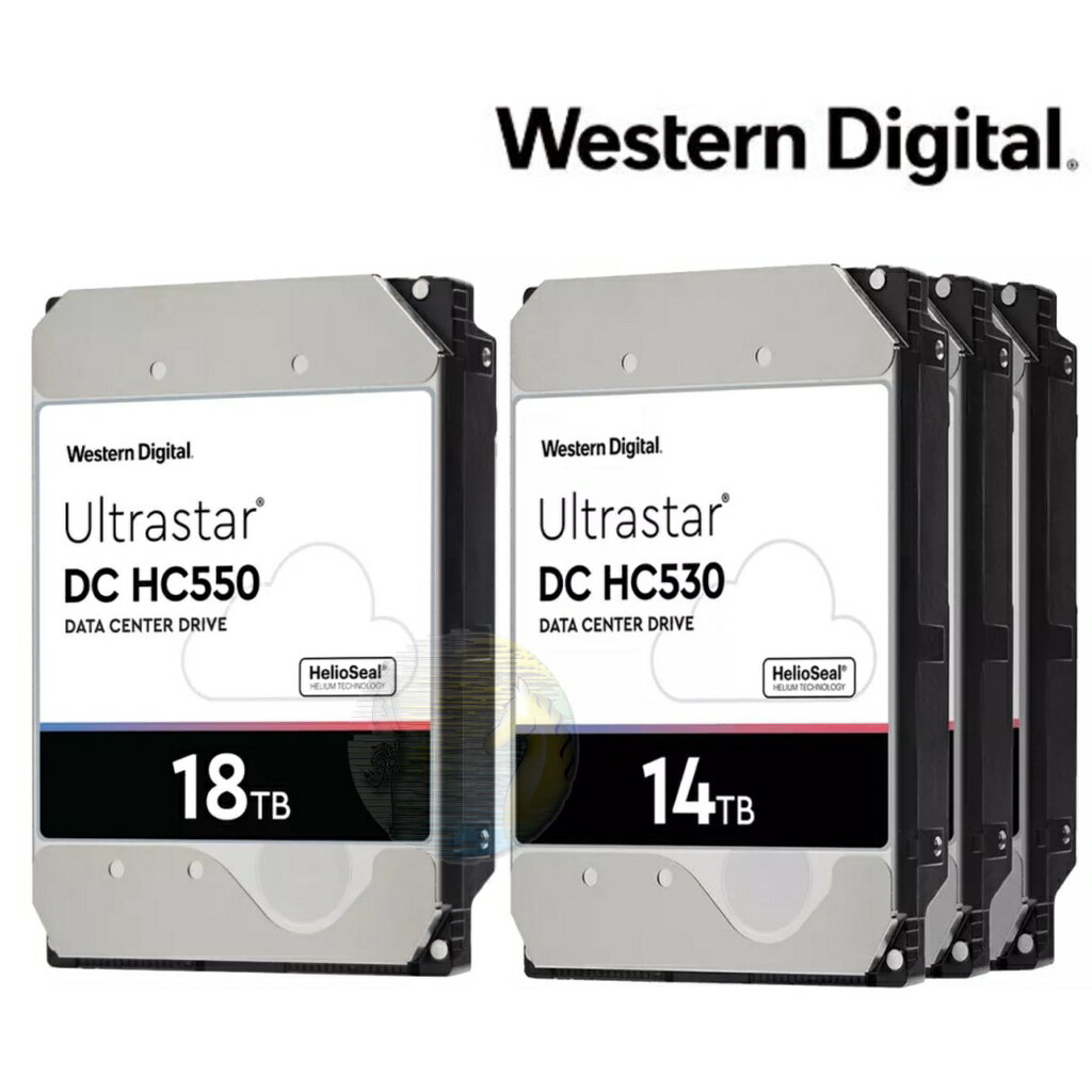 WD HC580 24TB Ultrastar 企業級硬碟 22TB 20TB HC550 18TB 16TB 8TB