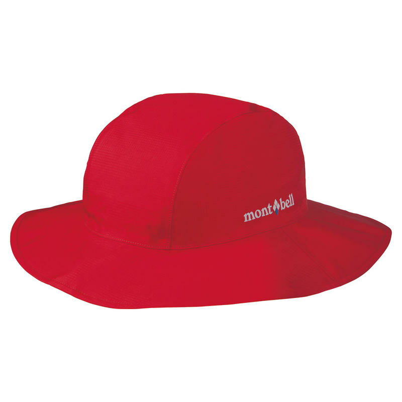 蘋果戶外 Mont Bell rd 紅 Gore Tex 50d 圓盤帽 Crusher Hat 大盤帽gtx 防曬抗uv 防水帽 蘋果戶外用品專賣店 Rakuten樂天市場