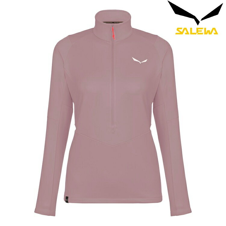 Salewa Puez Polarlite Half Zip Fleece 女款 半開襟長袖 28480 6590 淺粉
