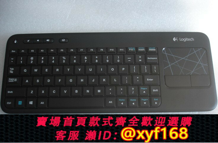 {保固一年 可打統編}原裝正品 羅技無線鍵盤 K400 +優聯接收器 帶觸摸板