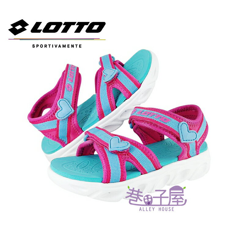 【剪標品出清】LOTTO樂得 童鞋 輕量 運動涼鞋 [LKS40] 桃【巷子屋】