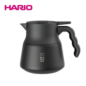 《HARIO》V60不鏽鋼保溫咖啡壺黑PLUS 600ml VHSN-60-B
