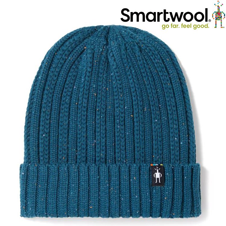 Smartwool Rib Hat 美麗諾羊毛羅紋針織毛帽/保暖帽 SW011443 M58 多尼戈爾暮光藍 Twilight Blue Donegal