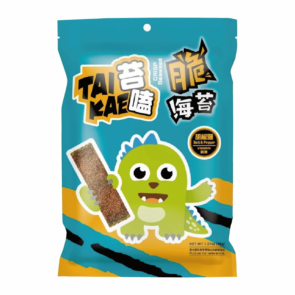 【苔嗑】 TAI KAI 香酥 海苔 胡椒鹽 風味 / 包