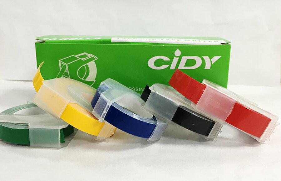 DYMO/達美1610 1540 1880 12965標簽機標簽帶 亮光手動標簽打字帶 2