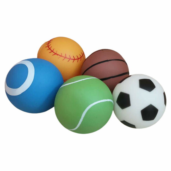 優質發聲玩具球 啾啾發聲球 寵物互動玩具 籃球足球網球玩具 贈品禮品